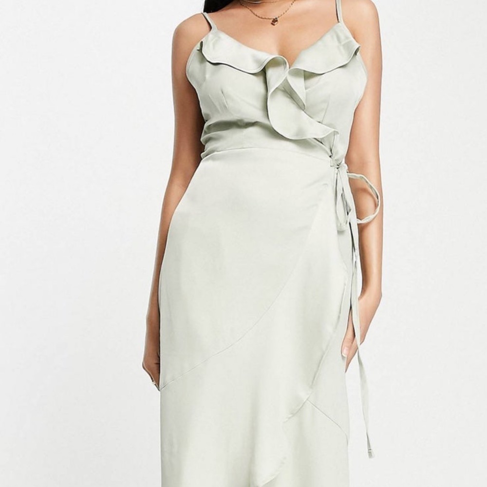 Mint tie dress